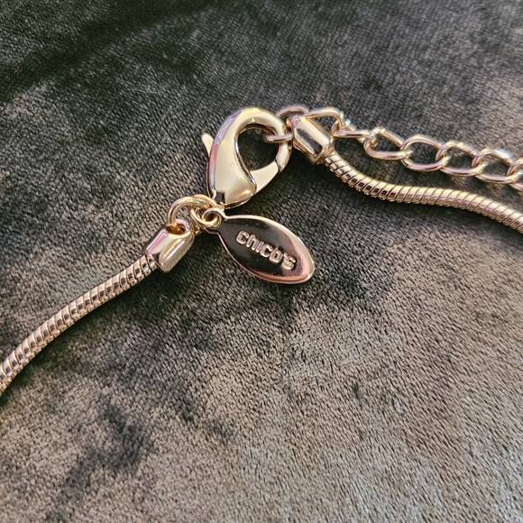 Vintage Chicos Faux Tortoiseshell Gold Tone Necklace - Picture 3 of 4